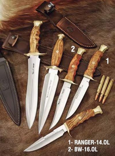 Muela BW-16 Bowie Serisi Mercan Ağacı Saplı Bıçak