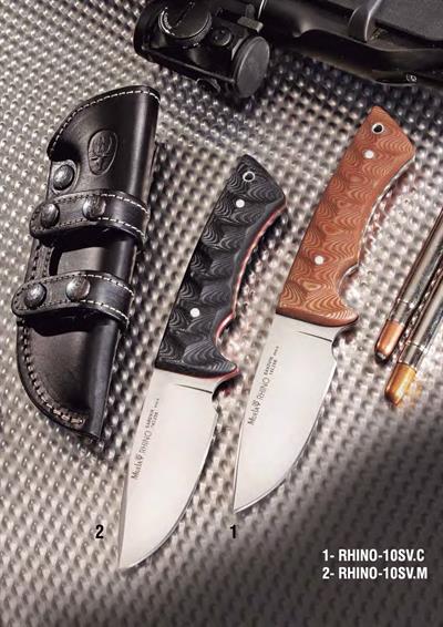 Muela RHINO-10SV.M Rhino Serisi Siyah Micarta Bıçak