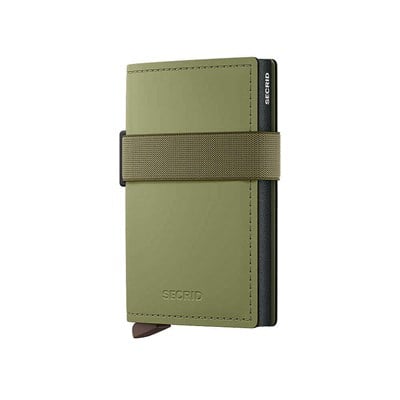 Secrid Bandwallet Matte powder Kartlık Cüzdan, Yeşil
