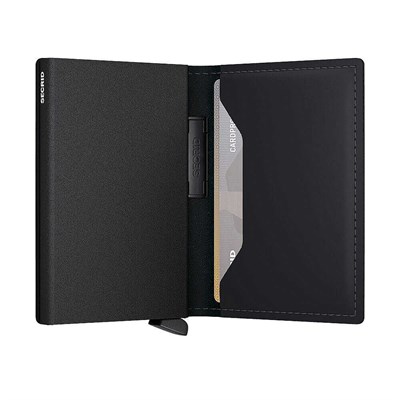 Secrid Bandwallet Matte powder Kartlık Cüzdan, Siyah