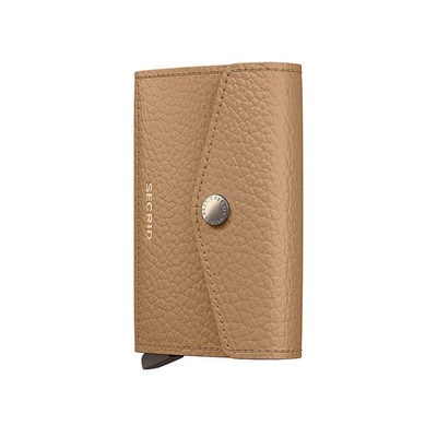 Secrid Envelope Wallet Pebble Kartlık Cüzdan, Açık Kahve
