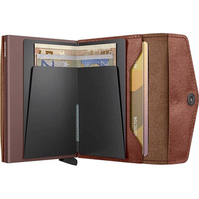 Secrid Envelope Wallet Vintage Kartlık Cüzdan, Açık Kahve
