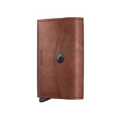 Secrid Envelope Wallet Vintage Kartlık Cüzdan, Açık Kahve