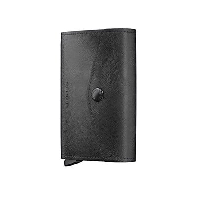 Secrid Envelope Wallet Vintage Kartlık Cüzdan, Siyah