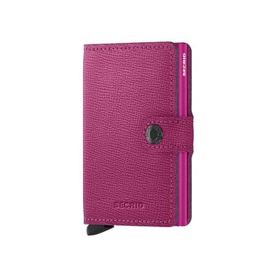 Secrid Miniwallet Crisple Kartlık Cüzdan, Fuşya