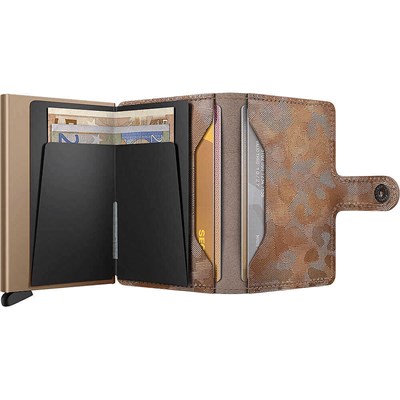 Secrid Miniwallet Jungle Kartlık Cüzdan, Bej