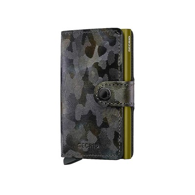 Secrid Miniwallet Jungle Kartlık Cüzdan, Siyah-Yeşil