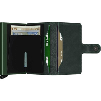 Secrid Miniwallet Original Kartlık Cüzdan, Yeşil