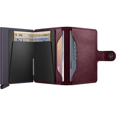 Secrid Miniwallet Original Kartlık Cüzdan, Bordo