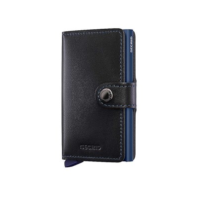 Secrid Miniwallet Original Kartlık Cüzdan, Siyah-Lacivert