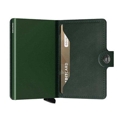 Secrid Miniwallet Original Kartlık Cüzdan, Yeşil