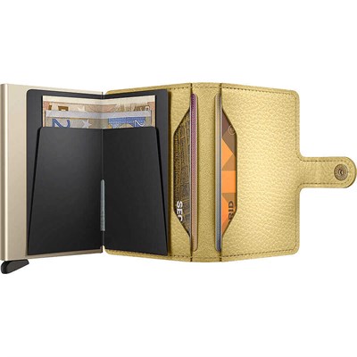 Secrid Miniwallet Pebble Kartlık Cüzdan, Açık Sarı
