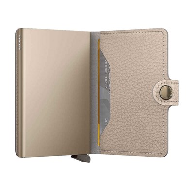 Secrid Miniwallet Pebble Kartlık Cüzdan, Bej