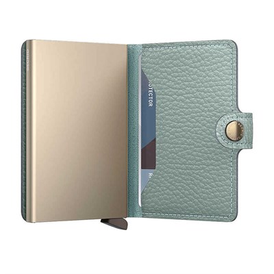 Secrid Miniwallet Pebble Kartlık Cüzdan, Su Yeşili