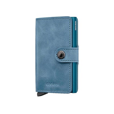 Secrid Miniwallet Vintage Kartlık Cüzdan, Mavi
