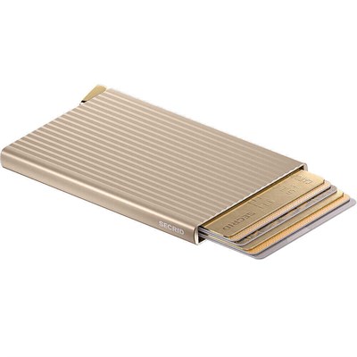 Secrid Premium Cardprotector+ fluted Kartlık, Bej
