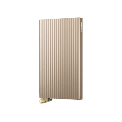 Secrid Premium Cardprotector+ fluted Kartlık, Bej