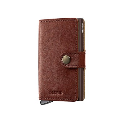 Secrid Premium Miniwallet+ Basco Kartlık Cüzdan, Kahve