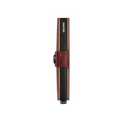 Secrid Premium Miniwallet+ Basco Kartlık Cüzdan, Kahve