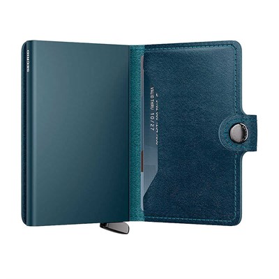 Secrid Premium Miniwallet+ Basco Kartlık Cüzdan, Pet.Mavi