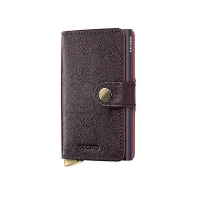 Secrid Premium Miniwallet+ Basco Kartlık Cüzdan, Bordo