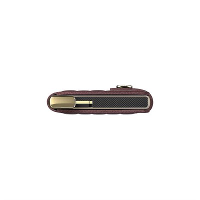 Secrid Premium Miniwallet+ Emboss Diamond Kartlık Cüzdan, Bordo