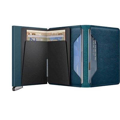 Secrid Premium Slimwallet+ Basco Kartlık Cüzdan, Pet.Mavi