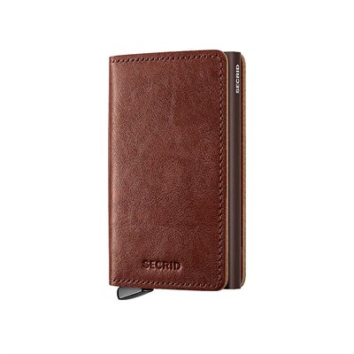 Secrid Premium Slimwallet+ Basco Kartlık Cüzdan, A.Kahve