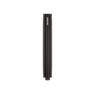 Secrid Premium Slimwallet+ Dusk Kartlık Cüzdan, Koyu Kahve