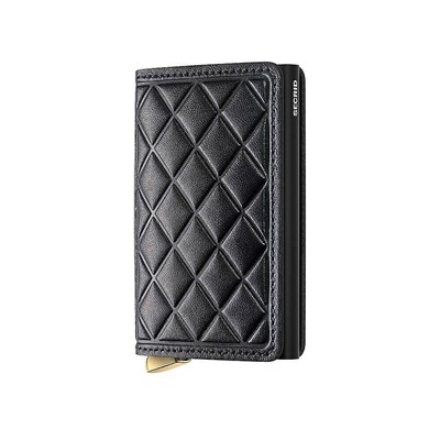 Secrid Premium Slimwallet+ Emboss Diamond Kartlık Cüzdan, Siyah