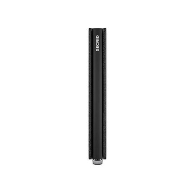 Secrid Premium Slimwallet+ Emboss Lines Kartlık Cüzdan, Siyah