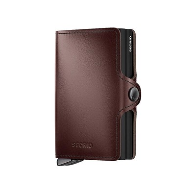 Secrid Premium Twinwallet+ Dusk Kartlık Cüzdan, Koyu Kahve