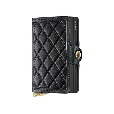 Secrid Premium Twinwallet+ Emboss Diamond Kartlık Cüzdan, Siyah