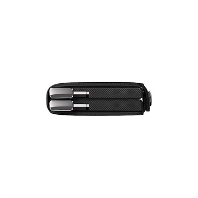Secrid Premium Twinwallet+ Emboss Lines Kartlık Cüzdan, Siyah