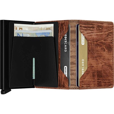 Secrid Slimwallet Dutch Martin Kartlık Cüzdan, Kahve