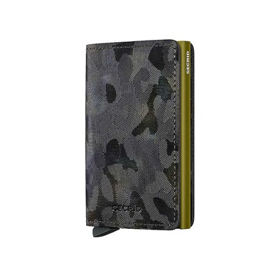 Secrid Slimwallet Jungle Kartlık Cüzdan, Siyah-Yeşil
