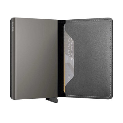 Secrid Slimwallet Matte Kartlık Cüzdan, Çelik