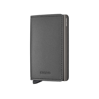 Secrid Slimwallet Matte Kartlık Cüzdan, Çelik