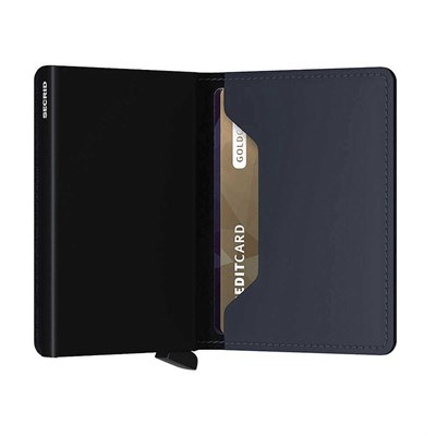 Secrid Slimwallet Matte Kartlık Cüzdan, Mavi
