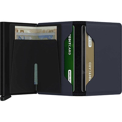 Secrid Slimwallet Matte Kartlık Cüzdan, Mavi