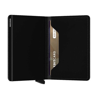 Secrid Slimwallet Matte Kartlık Cüzdan, Siyah