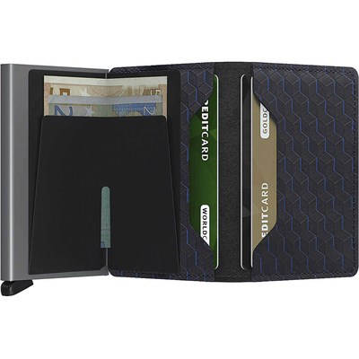 Secrid Slimwallet Optical Kartlık Cüzdan, Siyah-Titanyum