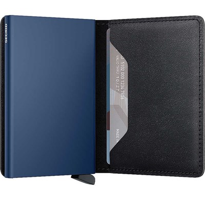 Secrid Slimwallet Original Cüzdan, Siyah-Lacivert