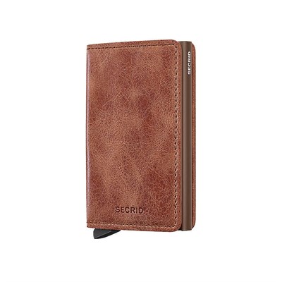 Secrid Slimwallet Vintage Kartlık Cüzdan, Kahve