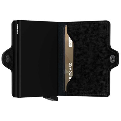 Secrid Twinwallet Crisple Cüzdan, Siyah
