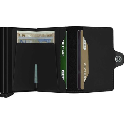 Secrid Twinwallet Matte Cüzdan, Siyah