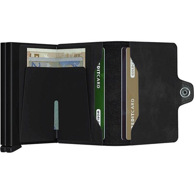 Secrid Twinwallet Vintage Kartlık Cüzdan, Siyah