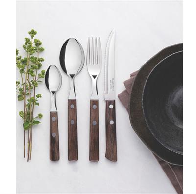 Tramontina 21199-905 24lü Çatal, Kaşık, Biftek-Steak Bıçağı Seti