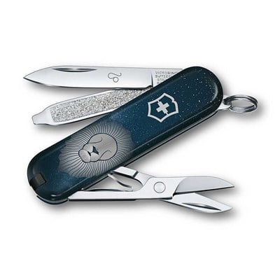 Victorinox 0.6223.2LEO Classic SD Zodiac Signs 58mm Çakı, Aslan Burcu
