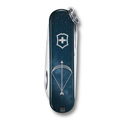 Victorinox 0.6223.2SAG Classic SD Zodiac Signs 58mm Çakı, Yay Burcu